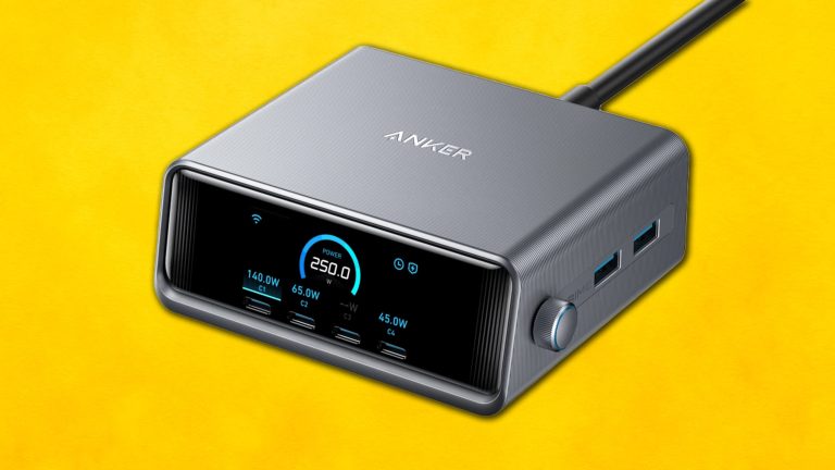 Il caricatore da 250W con display e rotella, perfetto per i nerd della ricarica