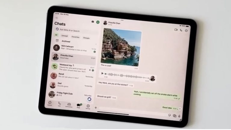 WhatsApp arriva ufficialmente su iPad: Mark Zuckerberg la sta già usando