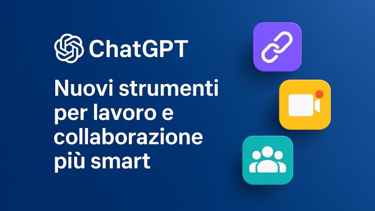 Arrivano su ChatGPT i connettori e la modalità “record”, per renderci sempre più produttivi (e pigri)