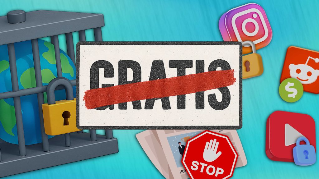 Internet non è più gratis: gli abbonamenti stanno rompendo il web
