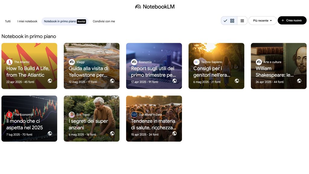 L'ultima novità di NotebookLM è perfetta per i curiosi che non l'hanno mai utilizzato