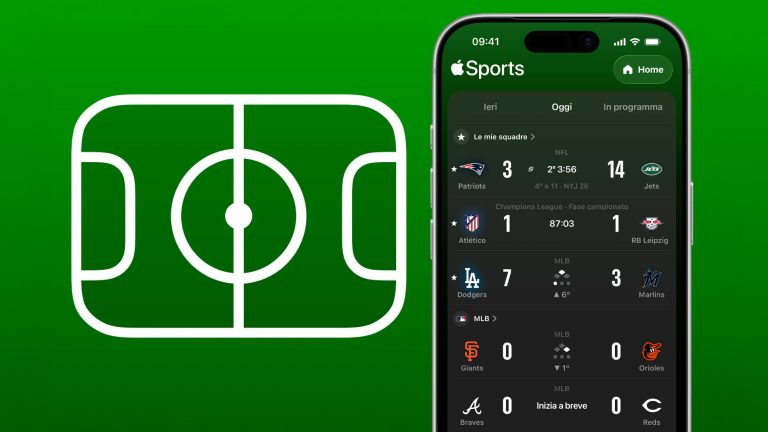 Apple Sports disponibile da oggi in Italia: il modo più semplice per seguire tutti gli sport