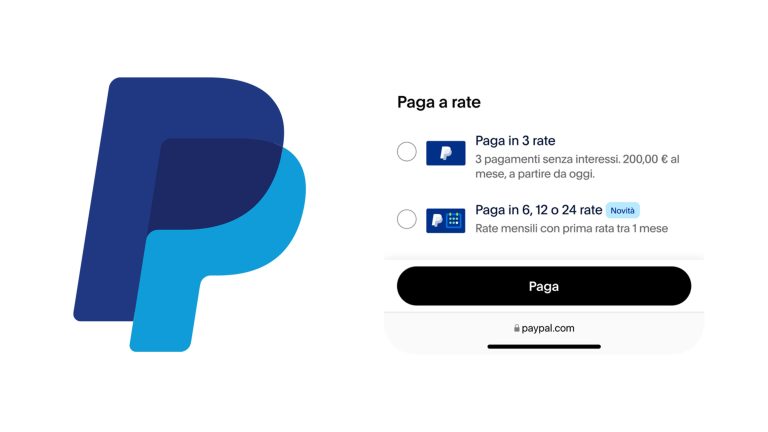 PayPal porta in Italia i pagamenti in 6, 12 o 24 rate, ecco come funzionano
