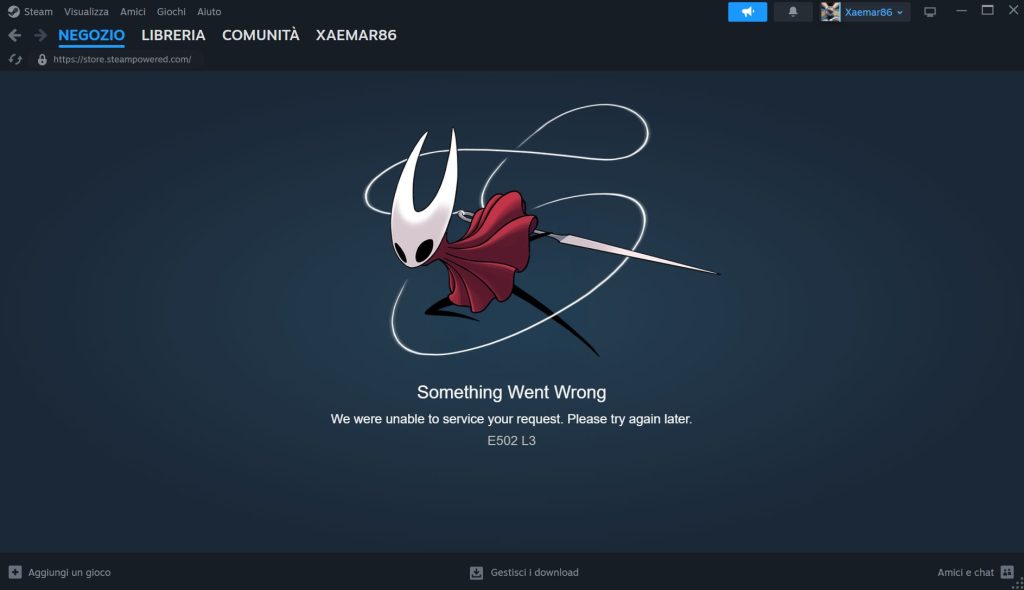 Steam Down: l'uscita di Hollow Knight: Silksong ha fatto esplodere Steam, Nintendo eShop, PlayStation Store