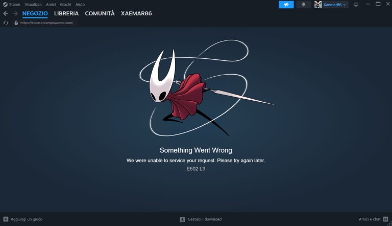 Steam Down: l'uscita di Hollow Knight: Silksong ha fatto esplodere Steam, Nintendo eShop, PlayStation Store