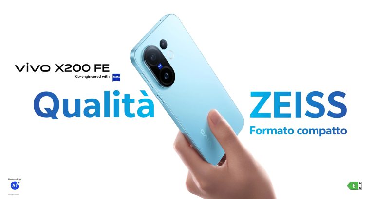 L’equilibrio tra stile e potenza: vivo X200 FE porta la “Flagship Experience” in formato tascabile